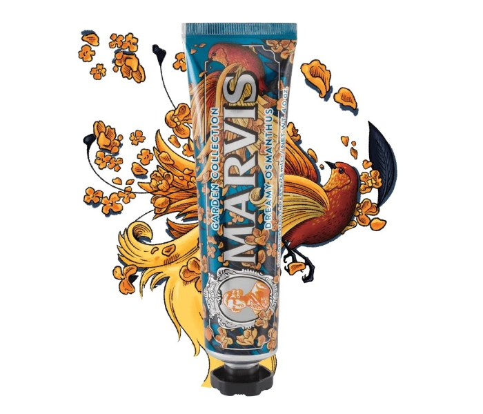 Marvis Dreamy Osmanthus Limited Edition Toothpaste, 75 ml, Sensational Flavoured Toothpaste for a Long-Lasting Freshness in UAE