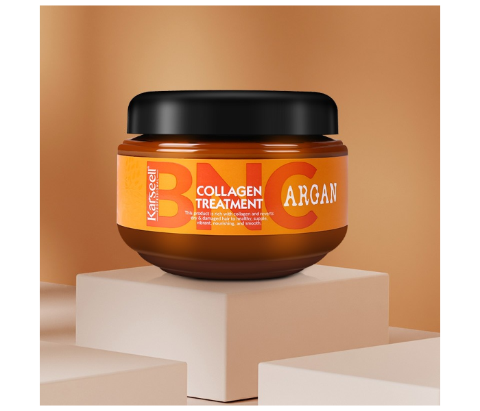 Karseell BNC Collagen Hair Treatment Mask Deep Repair Conditioner Argan Oil Collagen Hair Mask for Dry Damaged Hair All Hair Types 16.90 Oz 500ml in UAE
