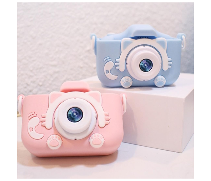 Kids Digital Fun Camera HD Toddler Camera Photo and Video Toy Best Gift for Girls and Boys - Blue in UAE
