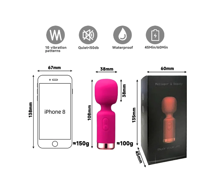 Mini Silicone Vibrator massager in UAE