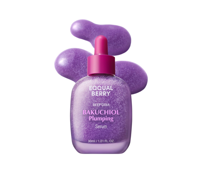 Bakuchiol Plumping Face Serum - Retinol Natural Alternative for Sensitive Skin, with Niacinamide & Hyaluronic Acid, Pore & Wrinkle Korean Skin Care (1.01oz / 30ml) in UAE