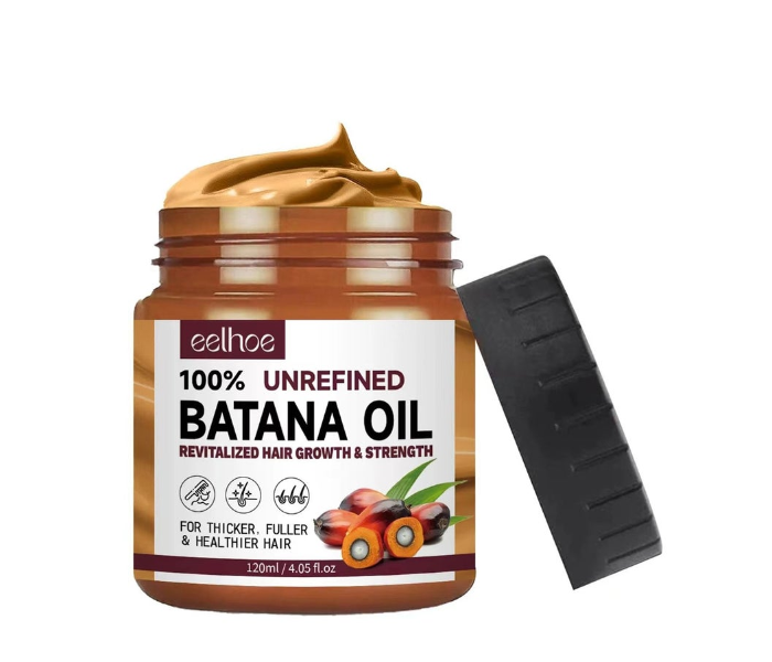 Batana Oil for Revitalized Hair Growth & Strength 100% Unrefined Thickens Fuller Healthier Hair, Organic Hair Treatment 120ml/4.05fl.oz in UAE