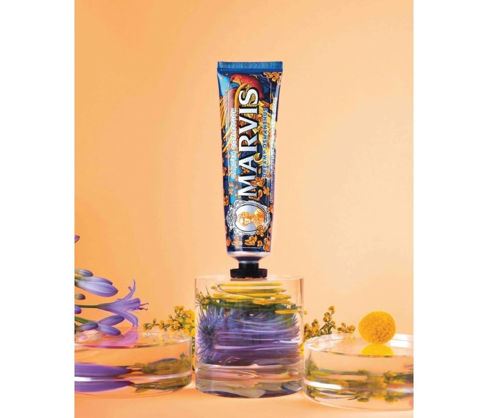 Marvis Dreamy Osmanthus Limited Edition Toothpaste, 75 ml, Sensational Flavoured Toothpaste for a Long-Lasting Freshness in UAE