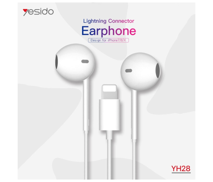 YH28 Lightning plug earphone Using under bluetooth mode For iPhone in UAE