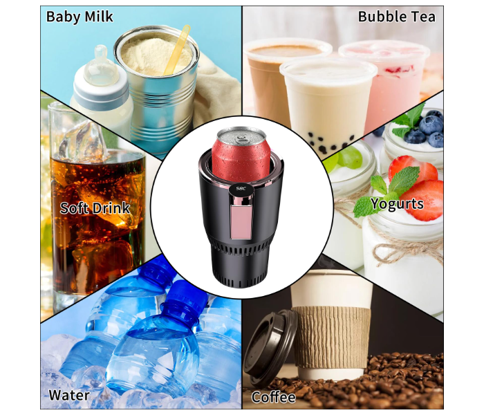 Smart Car Cup Holder for Cooling and Heating, Cigarette Lighter Operation DX4601 in UAE