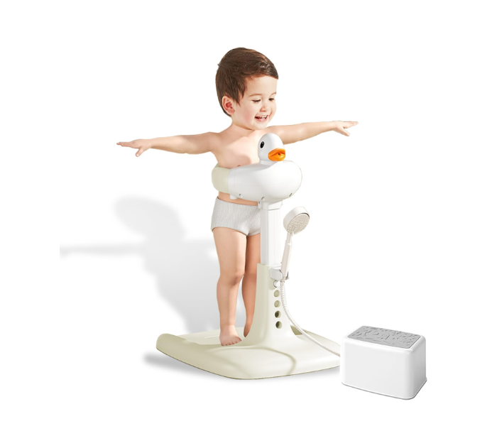 Baby Bath Stand Adjustable Height Baby Bathing Stand with Anti-Slip Base | Portable Baby Bath Support for Newborns & Infants | Hands-Free Shower Helper for Parents in UAE