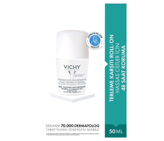 Vichy Deo Sensitive Roll On 50 ml in UAE