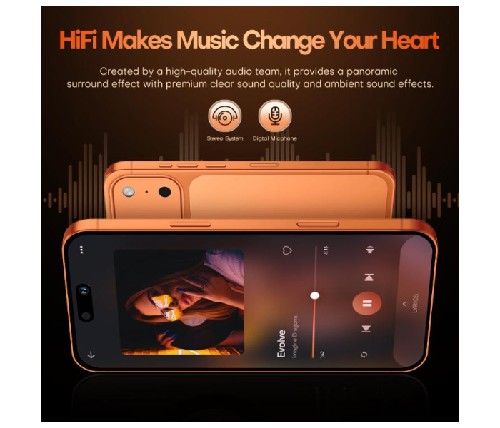 Mini Q-SEVEN i17 Air Smartphone World's Smallest 17Pro Max Android Mobile Phone 5G , 4GB RAM / 32GB ROM Tiny Pocket Phone in UAE