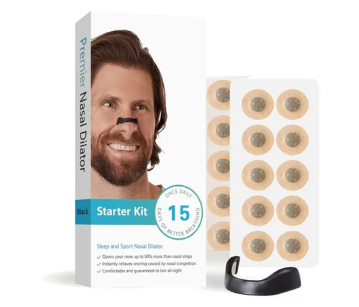 Ximonth Breath Inhalation Nose Strip Starter Kit 15 Units Increases Oxygen Intake Reduces Snoring in UAE