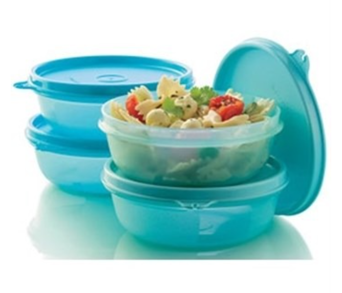 Tupperware SS Bowl 1.5L, Aqua Blue - Airtight & Leak-Proof Food Container in UAE