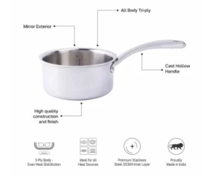 TUPPERWARE TRAYAM SAUCEPAN 1.6L in UAE