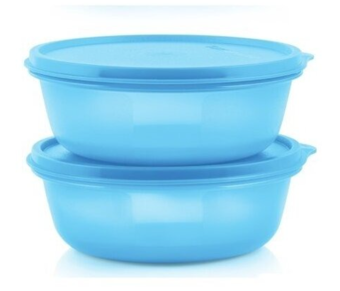 Tupperware SS Bowl 1.5L, Aqua Blue - Airtight & Leak-Proof Food Container in UAE