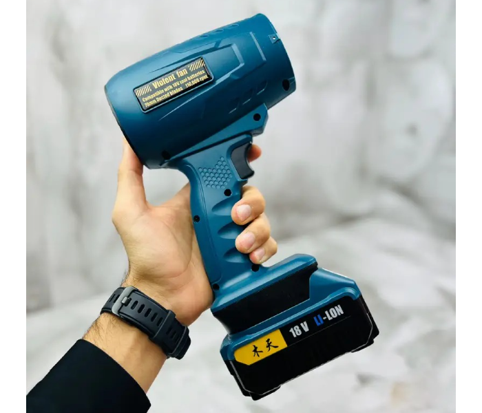 High-Speed Cordless Air Duster & Blower F017 ,70mm Ducted Fan, Type-C Fast Charging Port, Multi-Use Electric Fan for Cleaning Electronics, Keyboards, & Outdoor Use in UAE