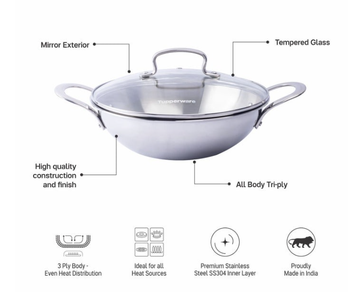 TUPPERWARE TRAYAM KADHAI 24 CM in UAE
