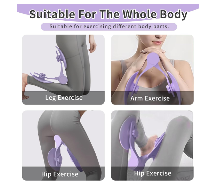 360° Rotation Adjustable Hip & Pelvis Trainer Thigh Master | Smart Pelvic Floor Exerciser Inner Thigh Training Device for Home, Gym & Fitness Workout in UAE