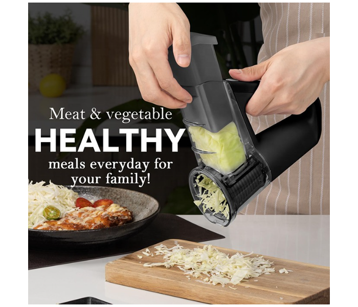 4-in-1 Rechargeable Wireless Food Chopper Machine 44W Grey/Black in UAE