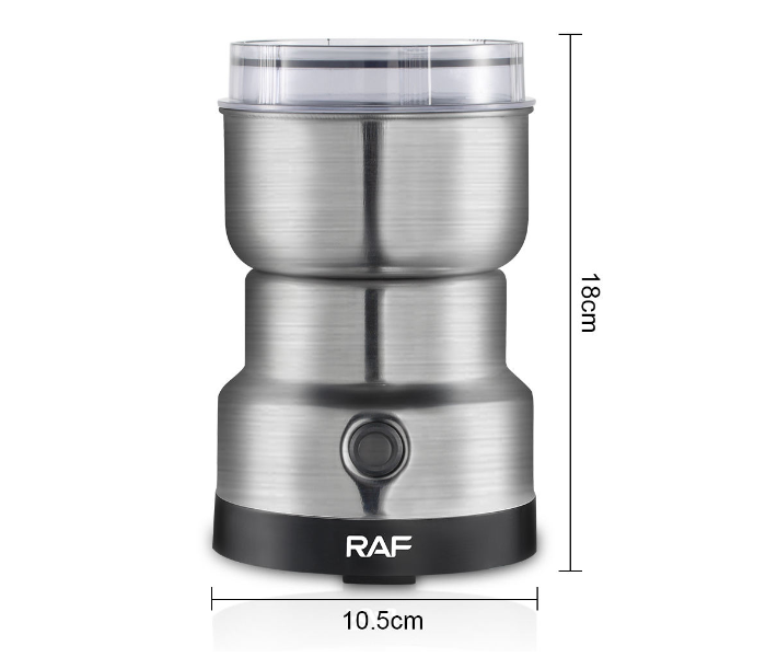 Multi-Functional Washable Electric Grinder Machine – High-Speed Coffee Bean, Chili, Matcha Tea & Corn Powder Grinding Tool with Stainless Steel Blades for Home Kitchen in UAE