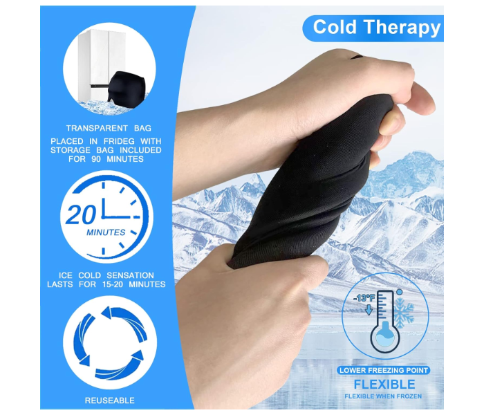 Migraine Relief Ice Hat Cooling Cap – Flexible Gel Cold Therapy Head Wrap for Headache, Sinus Pressure, Anxiety & Tension Relief in UAE