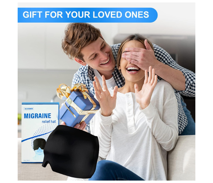 Migraine Relief Ice Hat Cooling Cap – Flexible Gel Cold Therapy Head Wrap for Headache, Sinus Pressure, Anxiety & Tension Relief in UAE