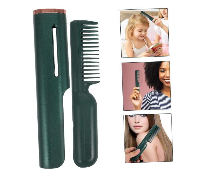 Portable Wireless Hair Straightening Comb USB Rechargeable in UAE