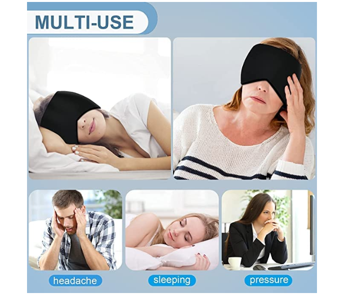 Migraine Relief Ice Hat Cooling Cap – Flexible Gel Cold Therapy Head Wrap for Headache, Sinus Pressure, Anxiety & Tension Relief in UAE