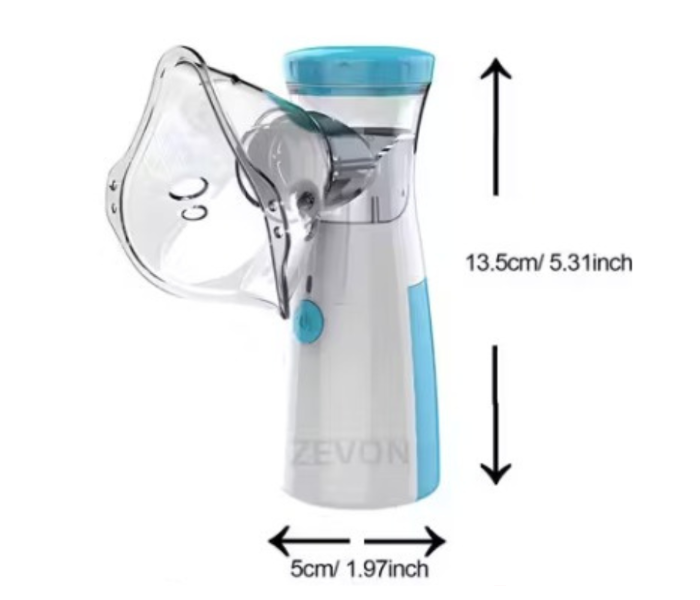 MACON Portable Nebulizer Machine: Silent Handheld Inhaler for Adults & Kids with Masks & USBMC4655 in UAE