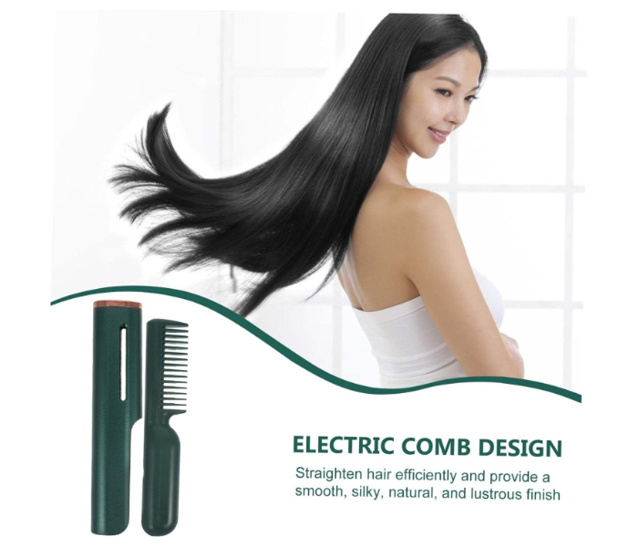 Portable Wireless Hair Straightening Comb USB Rechargeable in UAE