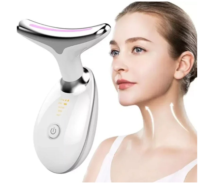 Wrinkle Reducing Instrument ES-1081, 7-in-1 LED Photon Therapy Face & Neck Massager in UAE