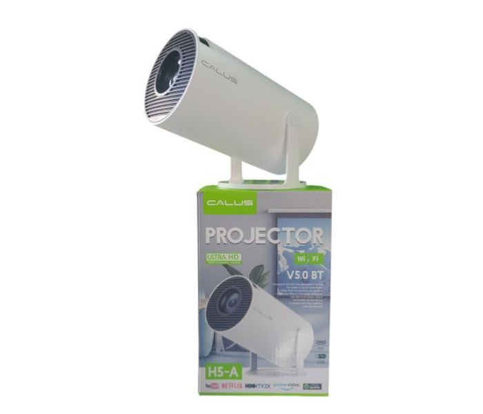 Android Mini Projector WiFi & Bluetooth 4KSupport Portable Smart Home Theater in UAE