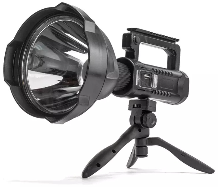 GD-170 Rechargeable LED Spotlight Flashlight with Tripod & Power Bank Function, USB Charging in UAE