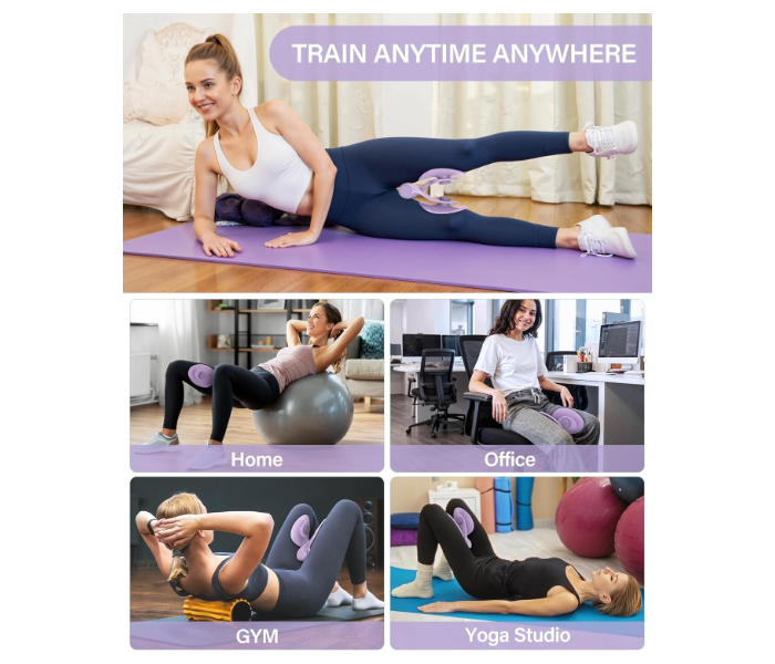 360° Rotation Adjustable Hip & Pelvis Trainer Thigh Master | Smart Pelvic Floor Exerciser Inner Thigh Training Device for Home, Gym & Fitness Workout in UAE