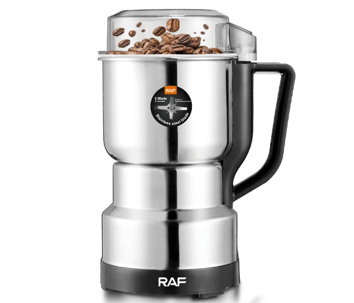 RAF R.7132 Multifunctional Electric Coffee Grinder & Spice Mill, 600ml, 300W in UAE