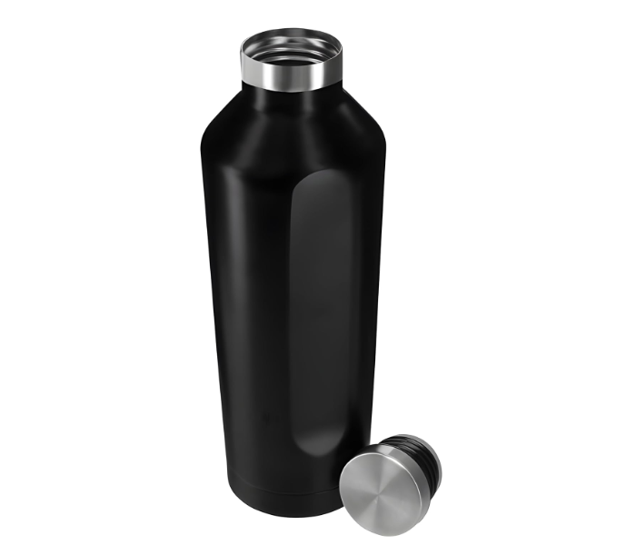 500ml Stainless Steel Thermal Flask Double Wall Vacuum Insulated Bottle for Hot & Cold Drinks Sports & Outdoor Use - Black in UAE