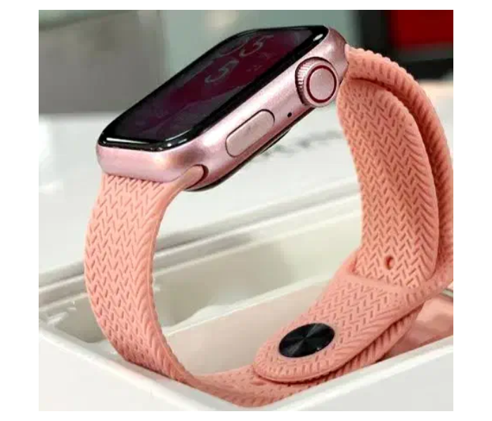 KEQIWEAR KW68 Mini Smart Watch Series 8 | 3+1 Strap Bluetooth Calling Smartwatch with Touch Color Screen, Health & Sports Tracking and Wireless Charging - Multicolor in UAE