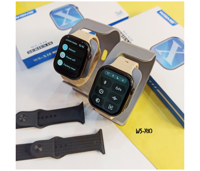 WISME WS X10 Advanced Smart Watch for Men & Women | Bluetooth Call, Heart Rate Monitor, Fitness Tracker & Stylish Digital Watch - Multicolor in UAE