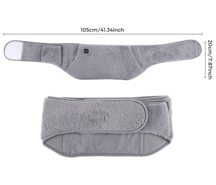 Electric Waist Belt Heating Pad with 3-Level Heat Control | USB Powered Rechargeable Heat Wrap for Menstrual Pain, Back, Belly & Abdominal Relief in UAE