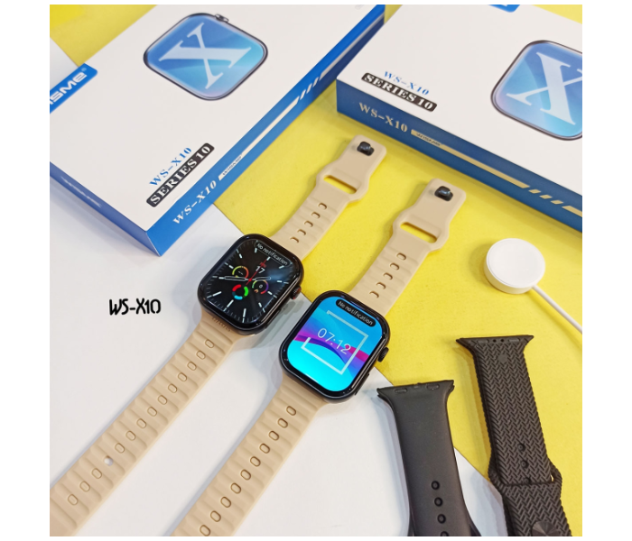 WISME WS X10 Advanced Smart Watch for Men & Women | Bluetooth Call, Heart Rate Monitor, Fitness Tracker & Stylish Digital Watch - Multicolor in UAE