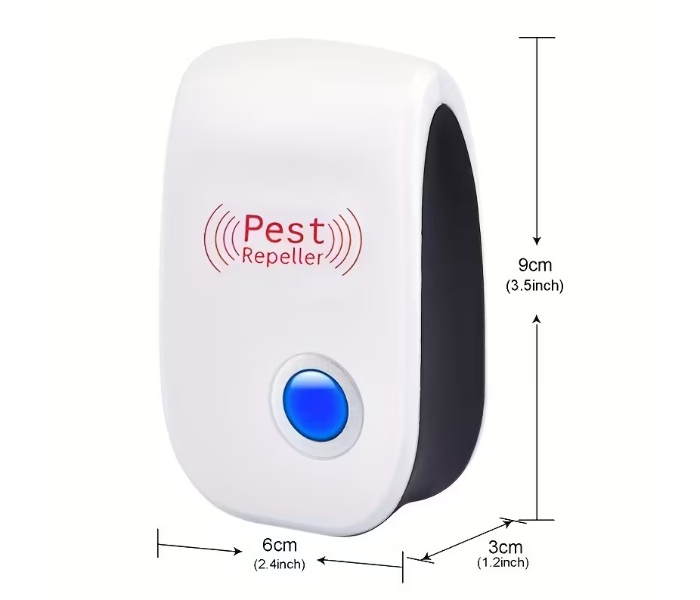 Ultrasonic Pest Repellent to Repel Rats, Cockroach, Mosquito, Home Pest and Rodent Repelling Aid for Mosquito, Cockroaches, Ants Spider Insect Pest Control Electric Pest Repelling in UAE
