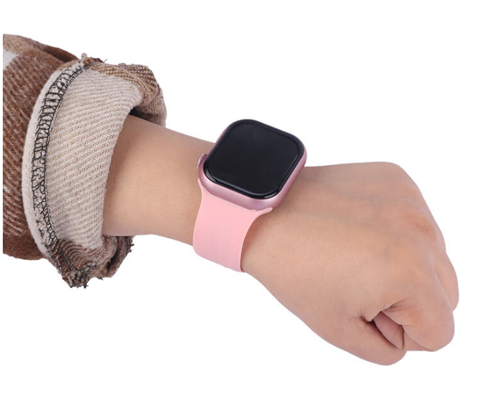 KEQIWEAR KW73 Mini Smartwatch for Men & Women | Heart Rate Monitor, Bluetooth Call, 3 Strap Set - Multicolor in UAE