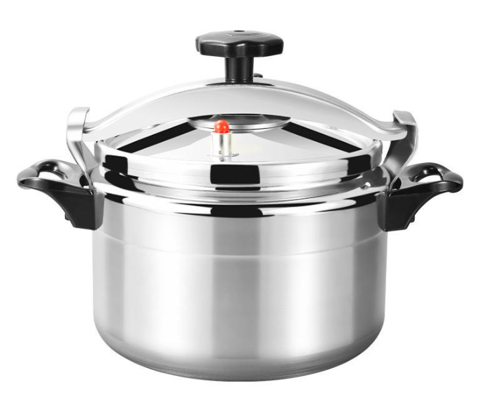 DENX DX3906 3L Aluminium Pressure Cooker - High-Quality 1.7mm Thick Aluminum Build, Safety Lock and Valve System, Fast Manual Cooking for Home Kitchens - Silver in UAE