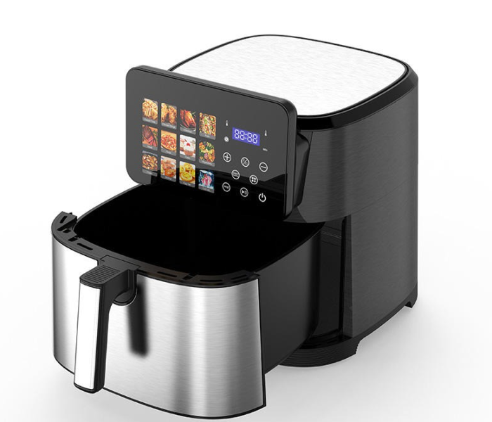 Silver Crest 12.5L Digital Air Fryer - 2500W High-Power XXL Oil-Free Fryer with Dual Heating Technology, 10+ Pre-Set Programs, and Non-Stick Basket - Perfect for Healthy Ramadan Iftar & Large Family Meals in UAE