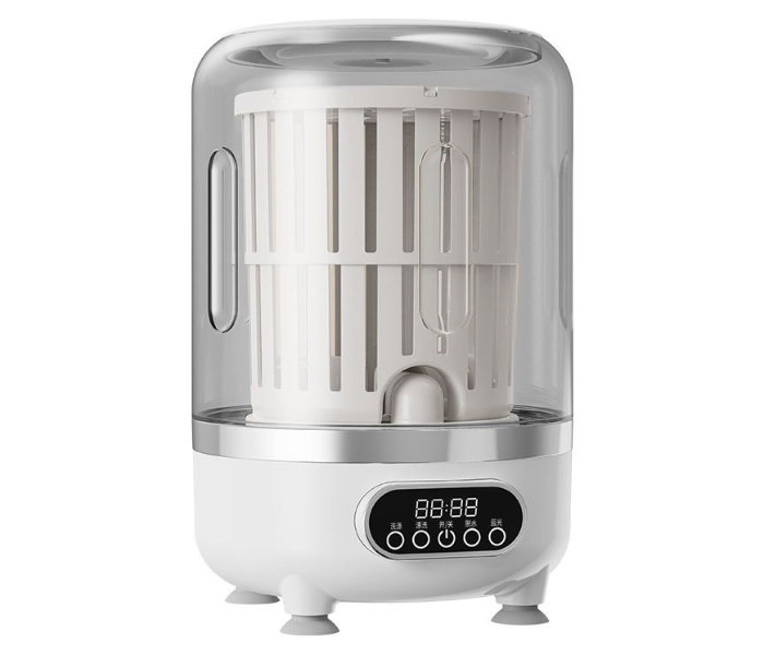  3-in-1 Portable Mini Washing Machine - 3L Rechargeable Underwear & Baby Clothes Washer with USB Charging, High-Frequency Deep Cleaning, and Compact Design for Ramadan Travel and Home Use in UAE