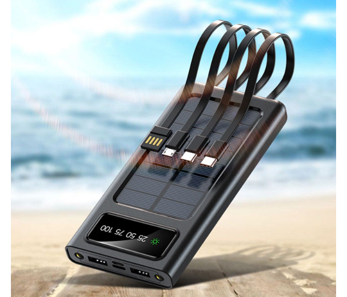ZHY-308 Solar Power Bank - 20000mAh Ultra-High Capacity in UAE