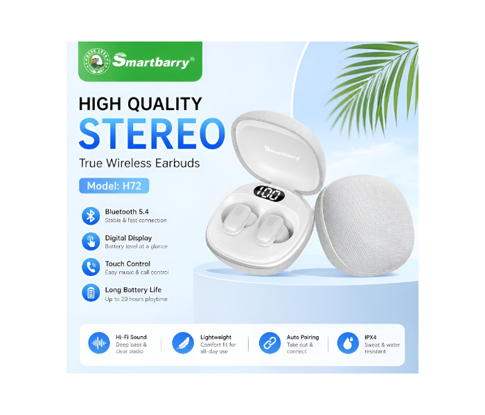 Smart barry H72 wireless earbuds in UAE