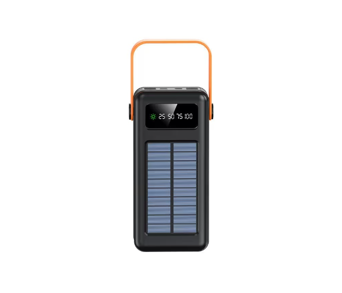 50000mAh Solar Power Bank 22.5W Fast Charging Portable Charger with LED Torch, Multi-Port Outdoor Emergency Battery Pack in UAE
