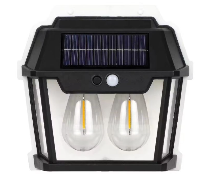 Solar Interaction Wall Lamp - Outdoor Motion Sensor LED Light, Waterproof Dusk to Dawn Security Lighting for Garden, Patio & Path (Warm White) in UAE