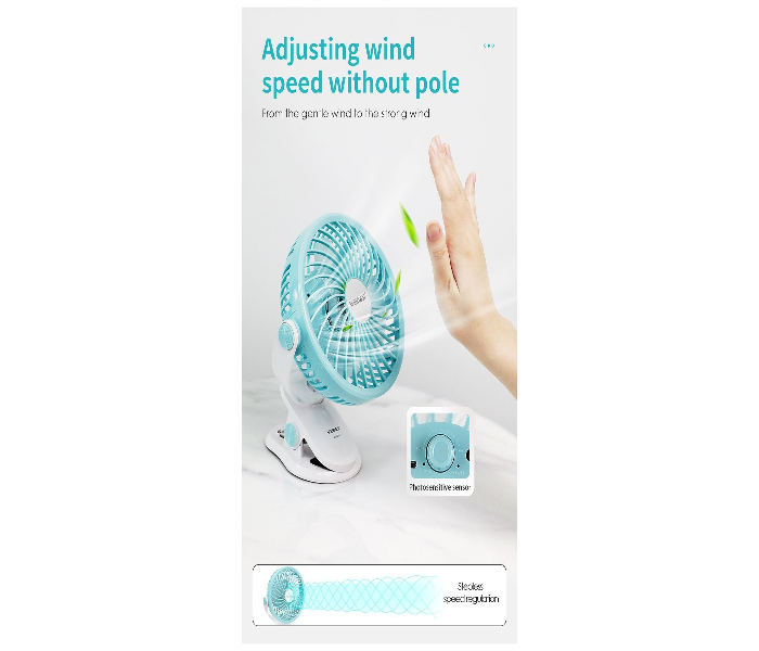 Portable Rechargeable Battery Mini Fans USB Plug In For Office Bedroom Rotating 360 Rechargeable Car Standing Small Clip Fans in UAE