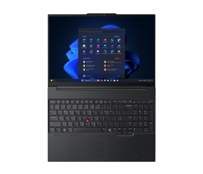 Lenovo 21SR005HGR ThinkPad E16 Gen 2 Intel Core Ultra 7 255H 16GB SO-DIMM 512GB SSD Windows 11 Pro - Black in UAE