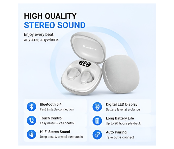 Smart barry H72 wireless earbuds in UAE