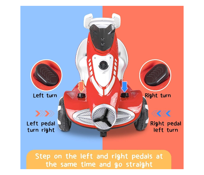Kids' Electric Vehicles, 6V 4A Dual DriveRide On Car for Toddlers with Automatic Bubble Function, and Music Electric Car for 3-6 Years Kids in UAE